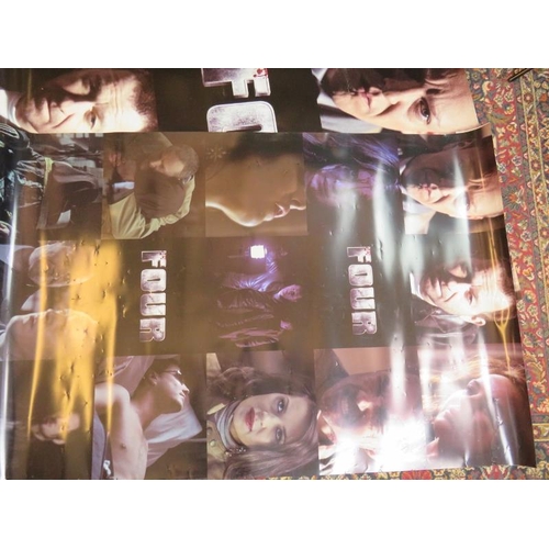 212 - Two large vinyl film posters for the movie 'Four', released 2011. 152cm x 102cm. (2).
Condition repo... 