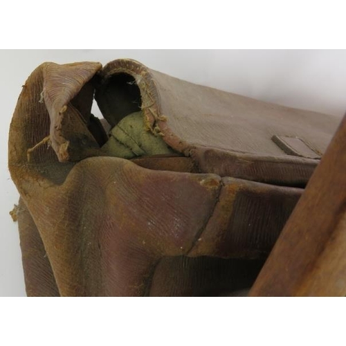 240 - A vintage cricket bag, four vintage cricket bats including a Len Hutton Gradidge bat, four cricket b... 