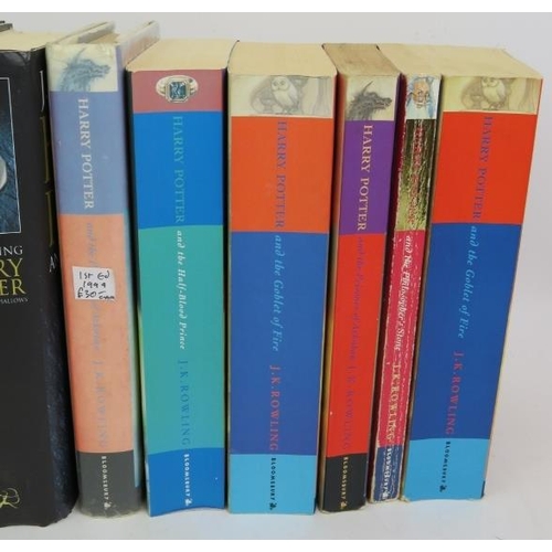 26 - Eleven various Harry Potter 1st edition hardback and paperback books.
Condition report: One ex libra... 