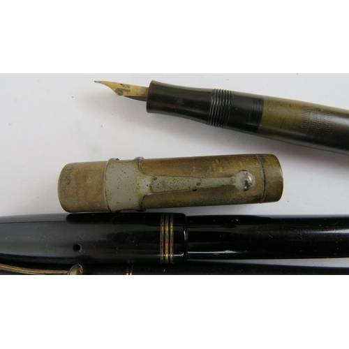 266 - Ten vintage fountain pens including a Parker Televisor, Jackdaw self filling pen, Cross, Sheaffer, C... 