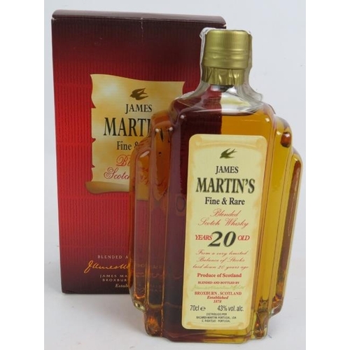 291 - One bottle of James Martin's Fine & Rare 20 year old blended Scotch whisky, 70cl 43% vol. With box.
... 