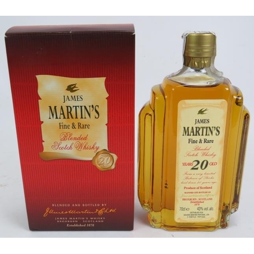 291 - One bottle of James Martin's Fine & Rare 20 year old blended Scotch whisky, 70cl 43% vol. With box.
... 