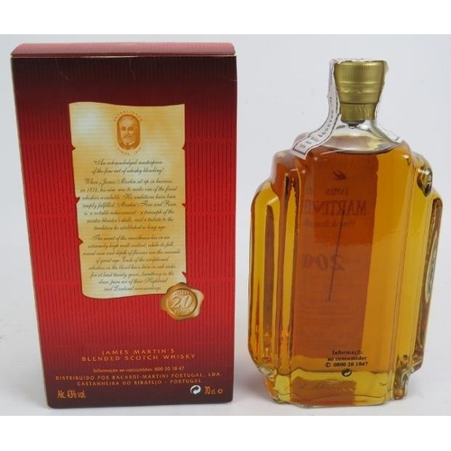 291 - One bottle of James Martin's Fine & Rare 20 year old blended Scotch whisky, 70cl 43% vol. With box.
... 