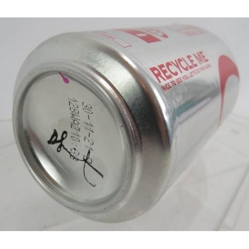 502 - Damien Hirst (British, b.1965) - a hand signed Diet Coke can, displayed in a Perspex case, 20cm long... 