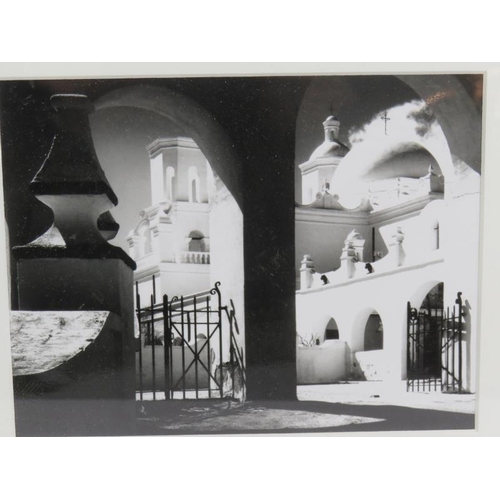 506 - Ansel Adams (1902-1984) - 'Arches, North Court, Mission San Xavier Del Bac, Tucson, Arizona', 1968, ... 