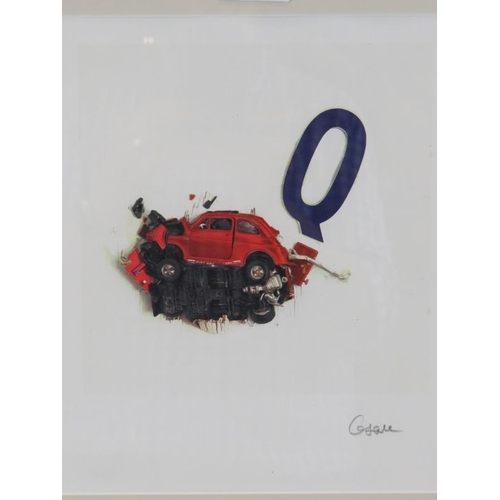 531 - Cesar Baldaccini (French, 1921-1998) - 'Q', pencil signed lithograph with blind stamp, published by ... 