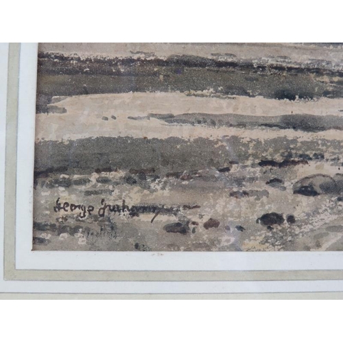 541 - George Graham RI, ROI, RSW, RBA (1881-1949) - 'A Winter's Day', watercolour, signed, labels and furt... 