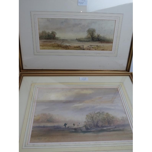 546 - Donald Graham Chatfield (1933-2007) - Eight various watercolours, all c.1990s, all signed, landscape... 