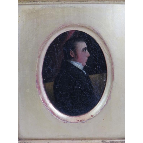 609 - British School (19th century) - Two portraits of a Gentleman, believed to be John Black Gracie (1798... 