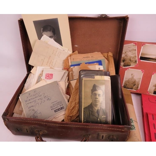 93 - A unique collection of medals, badges, photos and ephemera relating to a father and two sons, all wh... 