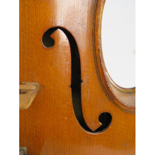 118 - A good quality Hawkes & Sons Tyrolese violin 4/4, c1930. Original case, 2 bows, spare bridge etc.
Co... 