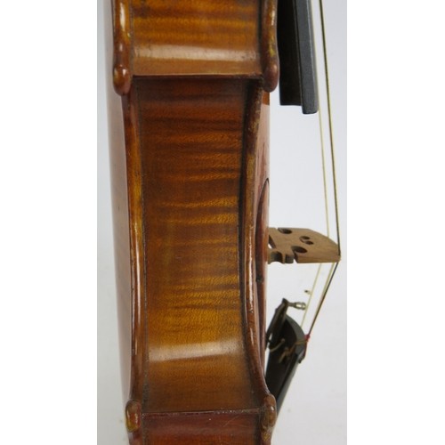 118 - A good quality Hawkes & Sons Tyrolese violin 4/4, c1930. Original case, 2 bows, spare bridge etc.
Co... 