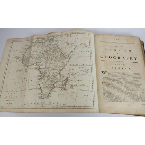 108 - A New and Complete System of Geography, Vol I, C.T. Middleton c1780, including many fold out maps by... 