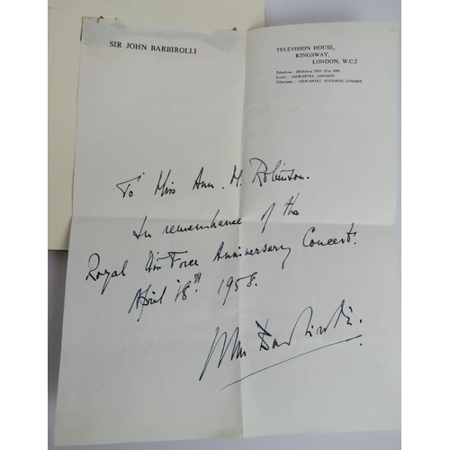 129 - A single owner collection of 1950s/1960s film, stage and sports star autograph including Noel Coward... 