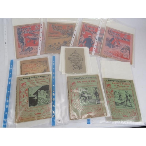 139 - A collection of mainly 19th century books, magazines and comics including 1892 illustrated London Ne... 