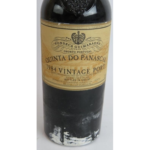 210 - One bottle of Fonseca Quinta Do Panescal 1984 vintage port in wooden presentation case. 
Condition r... 