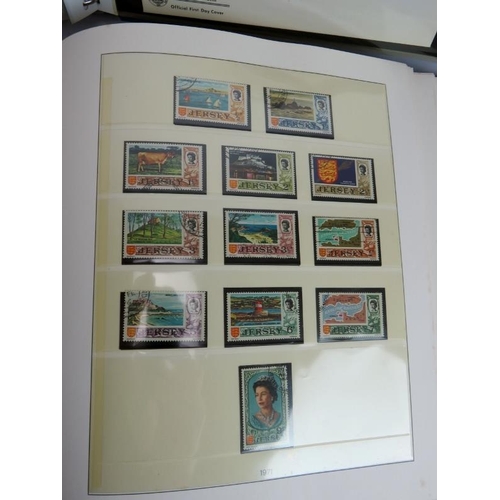 22 - An album of Jersey postage stamps, 1969-1984 and an album of Jersey First Day covers, 1973-1994. (2)... 