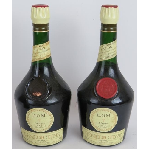 229 - Three bottles of D.O.M. Benedictine, one bottle c1960s 75cl, 43% vol. (3).
Condition report: One bot... 