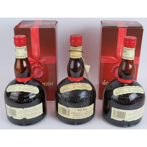 233 - Three bottles of Grand Marnier Triple Orange liqueur, two boxed, 70cl, 40% vol. (3).
Condition repor... 