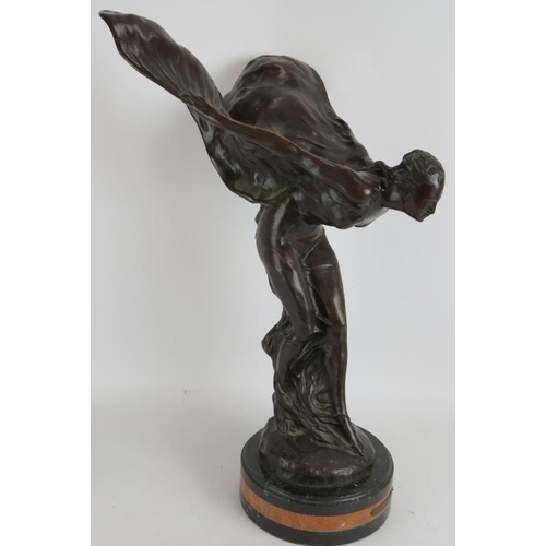 26 - A large vintage bronze figure 