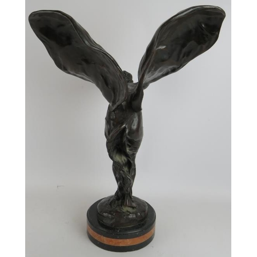 26 - A large vintage bronze figure 