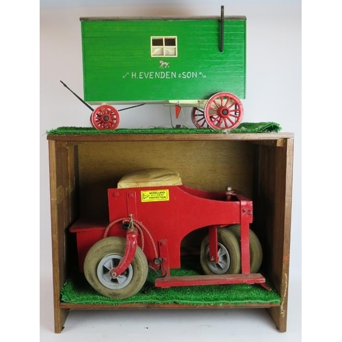 44 - A live steam scale model of an Allchin steam showman's traction engine made by H. A. Brown, Cropston... 