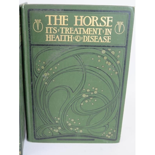 46 - The Horse It's Treatment in Health & Disease, Vols 1-9. Published by Gresham, 1906, edited by Prof. ... 