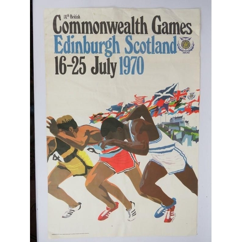 79 - An original 1970 Commonwealth Games poster designed by James Hope and printed by British Travel (50c... 