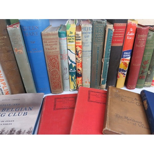 93 - A collection of vintage and antique books including many 1st editions. (qty).
Condition report: Mixe... 