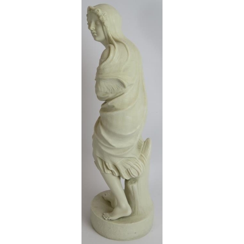 126 - A 19th century Copeland Parian ware figure 'Storm', after William Brodie RSA, C1858, signed and stam... 