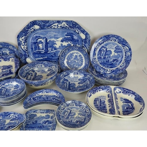 144 - 40 pieces of Spode Italian tableware including platters, dinner plates, bowls, dishes and serving di... 