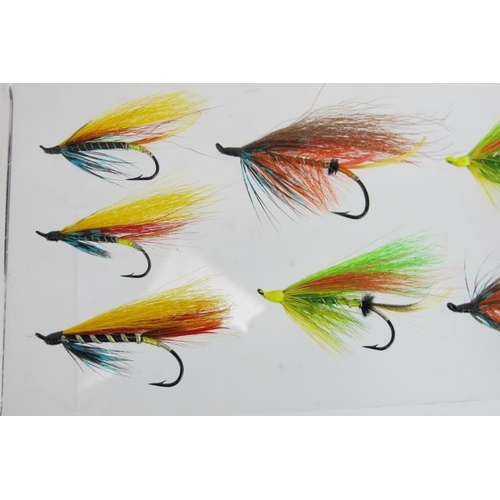 20 - 10 mixed salmon fishing flies attributed to world renowned fly tier Megan Boyd (1915-2001). Largest ... 