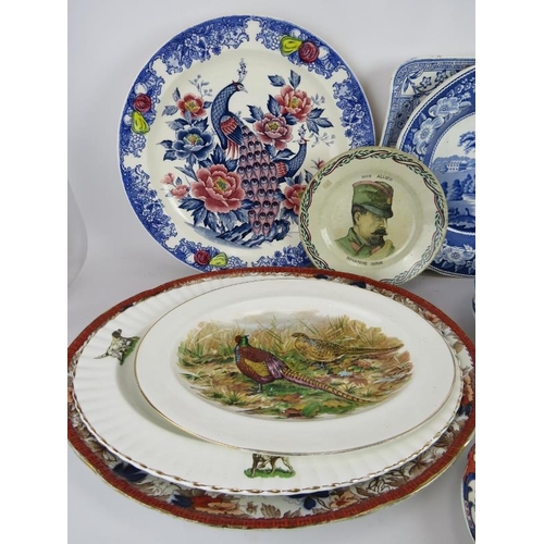 280 - A quantity of antique and later meat platters, plates and dishes, various designs and makers. (Qty).... 