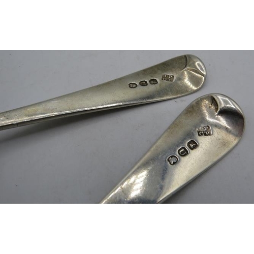 309 - A pair of Georgian silver sauce ladles. London 1815. Josiah and George Piercy. Monogrammed 'K' 2.8 t... 