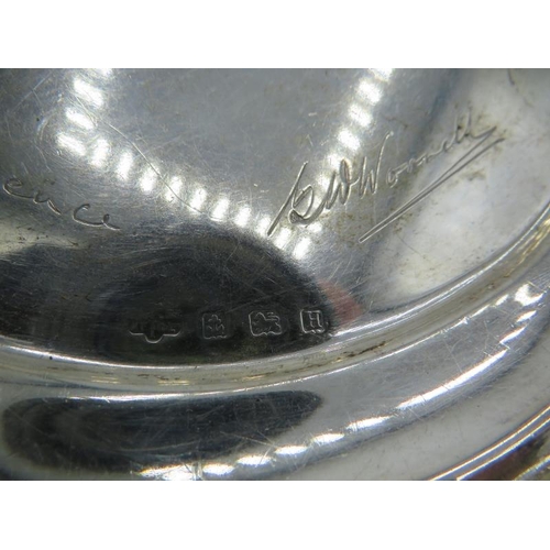 316 - A silver salver 8