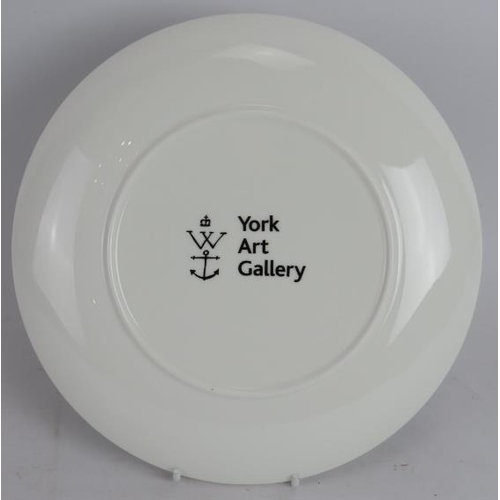 32 - A Grayson Perry 100% art ceramic plate produced for York ART Gallery. 21.5cm diameter.
Condition rep... 