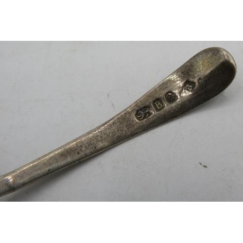 388 - A Georgian silver sifter spoon. London 1797. 0.5 troy oz/16 grams.
Condition report: Small split on ... 