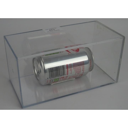 510 - Damien Hirst (British, b.1965) -  a hand-signed Diet Coke can, displayed in a Perspex case, 20cm lon... 