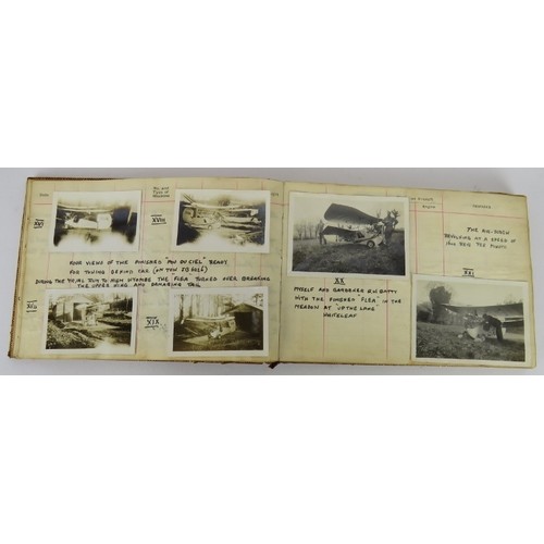 60 - A fascinating aviation log book relating to the building and flying of an amateur 'Flying Flea' airc... 