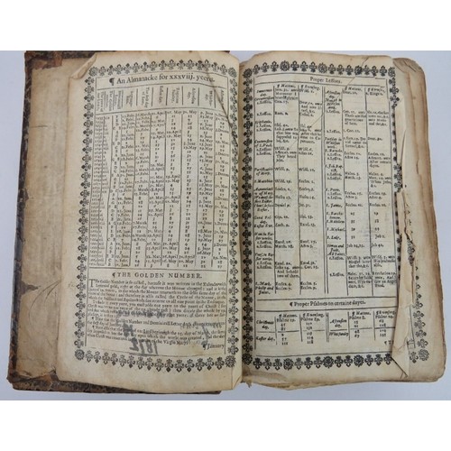 7 - A 17th century Holy Bible and Psalmer, published 1637, Robert Barker, containing old and new testame... 