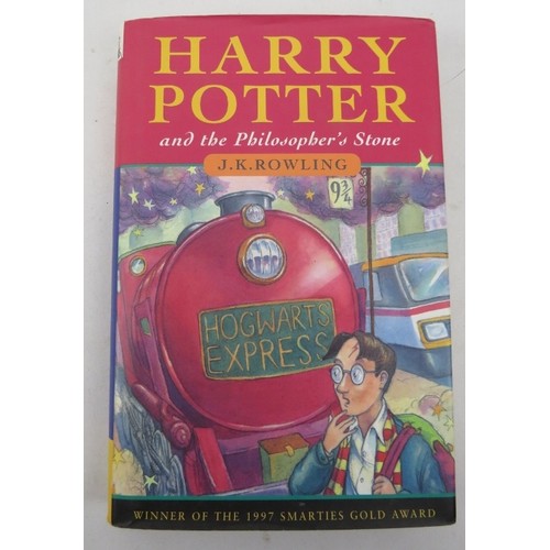 64 - Nine Harry Potter hardback first editions with dust jackets, including Order of the Phoenix, The dea... 