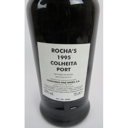 6 - A single bottle of Rocha's 1995 vintage Colheita Port, and a 20cl single bottle of Taylor's Select P... 