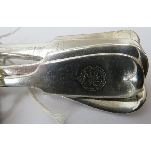 9 - Of British Military Interest: A group of silver plated tableware. Comprising a pair of Elkington Mas... 