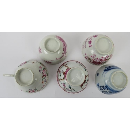 124 - A group of Chinese cups and saucers, 18th/19th century. (7 items) Largest saucers: 5.3 in (13.5 cm) ... 