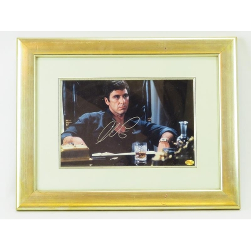 248 - Film memorabilia: A Scarface signed photograph of Al Pacino as Tony Montana. Al Pacino’s signature i... 