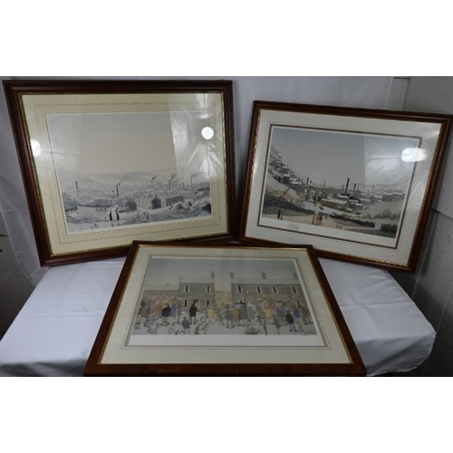 570 - G.W. Birks (Yorkshire Artist, 1929-1993) - Three pencil signed limited edition prints depicting indu... 