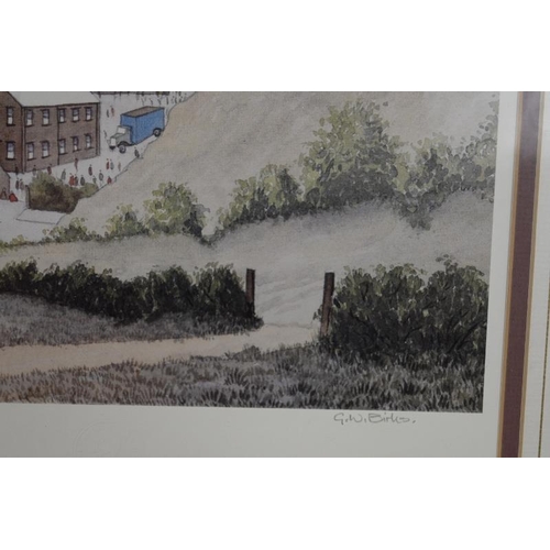 570 - G.W. Birks (Yorkshire Artist, 1929-1993) - Three pencil signed limited edition prints depicting indu... 