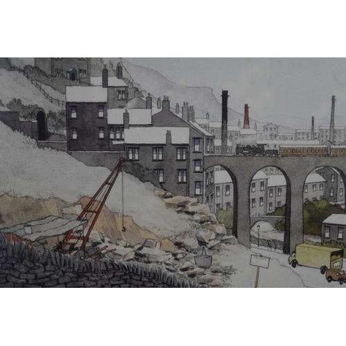 570 - G.W. Birks (Yorkshire Artist, 1929-1993) - Three pencil signed limited edition prints depicting indu... 