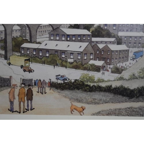 570 - G.W. Birks (Yorkshire Artist, 1929-1993) - Three pencil signed limited edition prints depicting indu... 