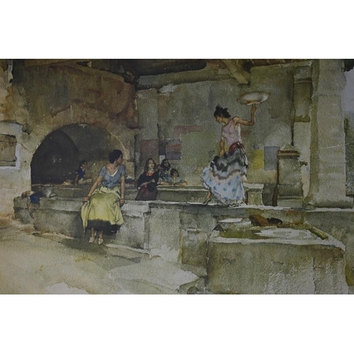 571 - Sir William Russell Flint RA ROI (1880-1969) - Two pencil signed colour prints, 'Under the Palace Te... 